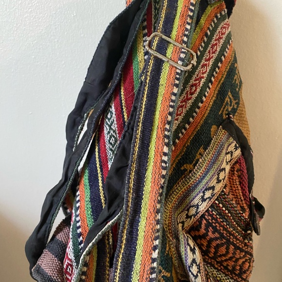Multicolor Striped Backpack - Picture 6 of 10